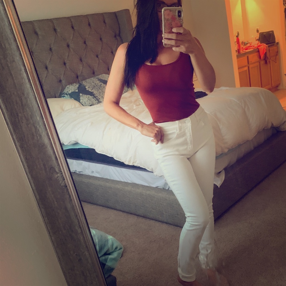 Express white jeans size 4